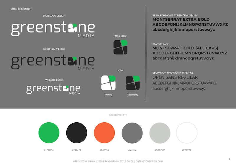 Brand Style Guidelines Greenstone Media